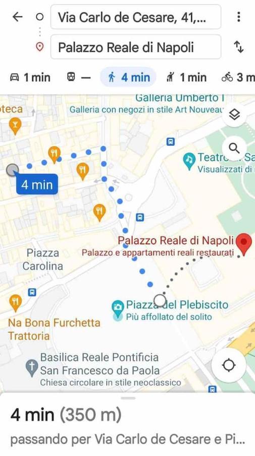 Traversa Toledo, Intero Appartamento Al Plebiscito 나폴리 외부 사진