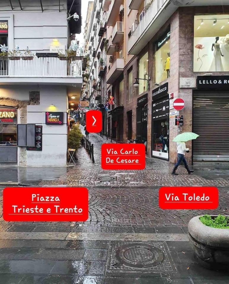 Traversa Toledo, Intero Appartamento Al Plebiscito 나폴리 외부 사진
